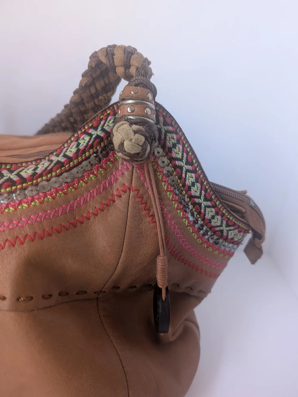 The Sak wooden top crafted